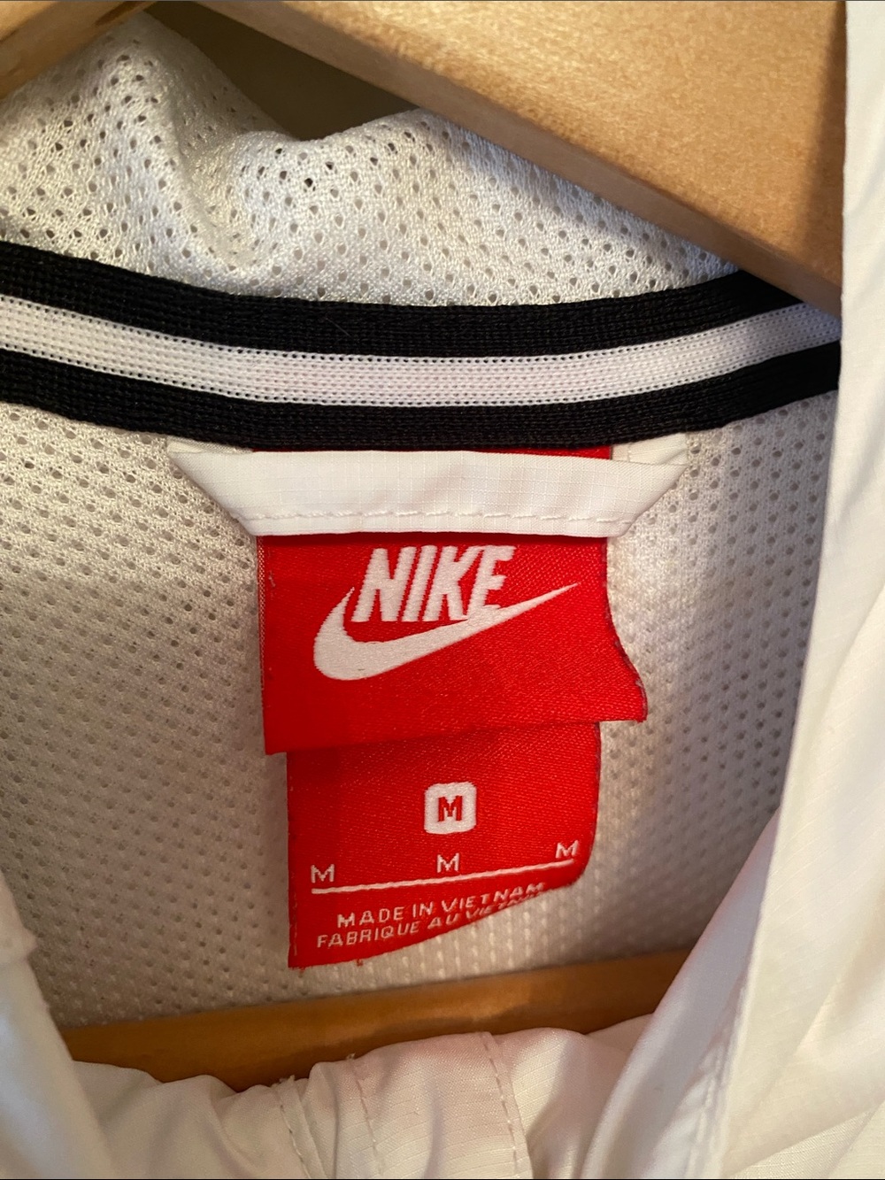Nike Windrunner Full Zip White Jacket  youth M windbreaker golf athletic - Picture 5 of 9